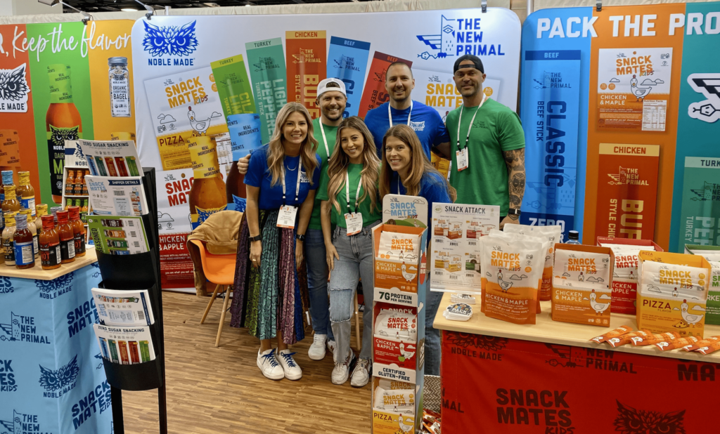 Snack mates trade show booth